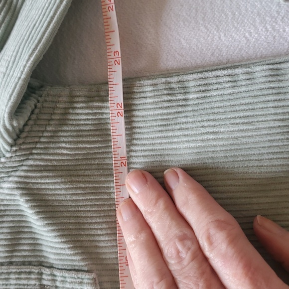 955 Originals Vintage Mint Green Corduroy Full Zip Sz. S (Fits Larger) Jacket - Picture 7 of 9